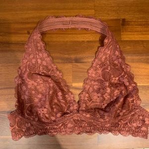 Free People Galloon Lace Halter Bralette